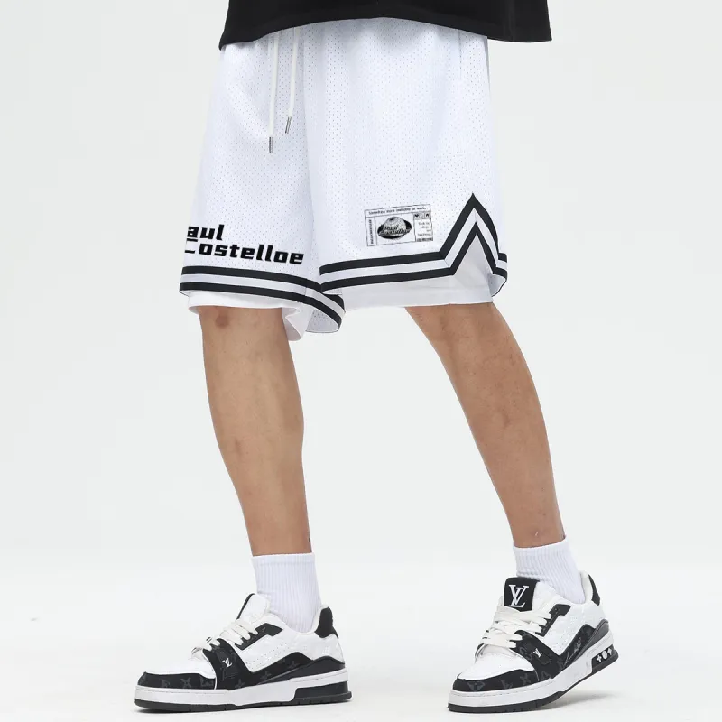PAUL COSTELLOE Basketball Shorts Unisex-8