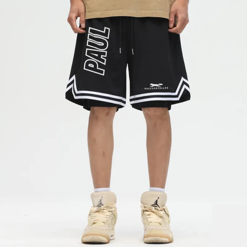 PAUL COSTELLOE Basketball Shorts Unisex-4