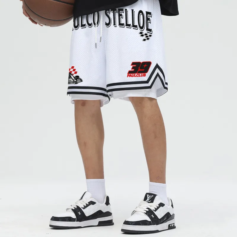 PAUL COSTELLOE Basketball Shorts Unisex-8