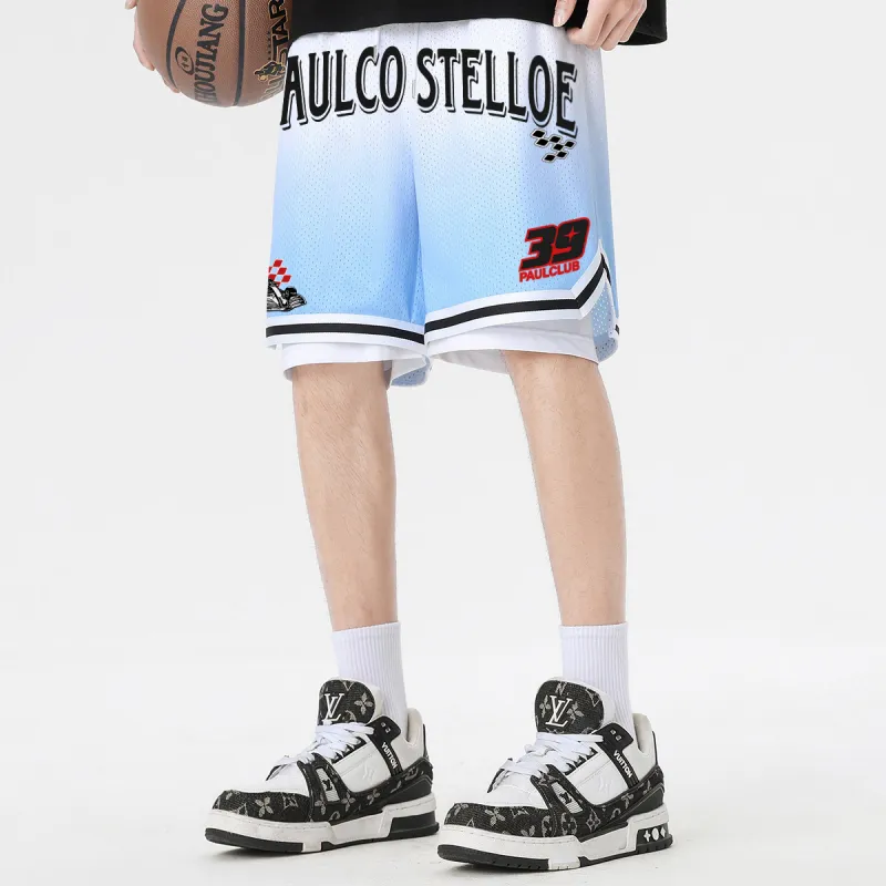 PAUL COSTELLOE Basketball Shorts Unisex-14
