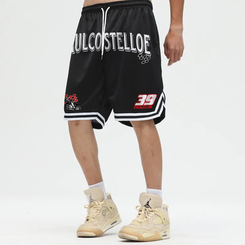 PAUL COSTELLOE Basketball Shorts Unisex-4