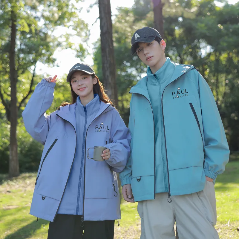 PAUL COSTELLOE Waterproof And Windproof To Keep Warm Windbreaker Jacket Unisex-20