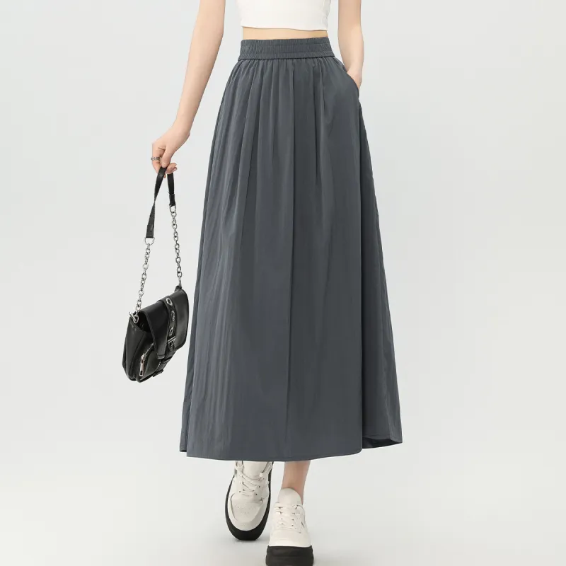 Jonah Anda Casual Long Skirts Women's-11