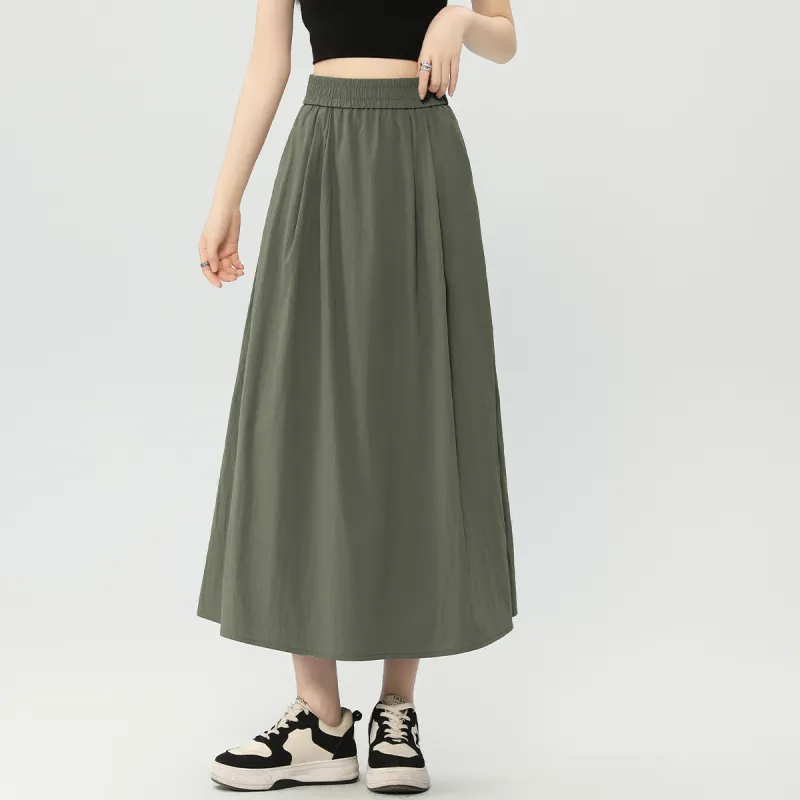 Jonah Anda Casual Long Skirts Women's-25