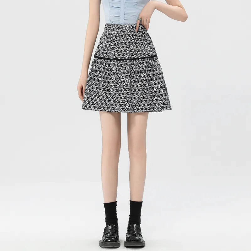 Jonah Anda Casual Short Skirts Women's Black-6