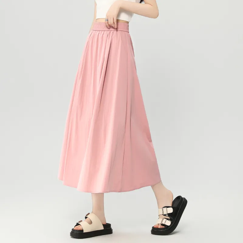 Jonah Anda Casual Long Skirts Women's-17