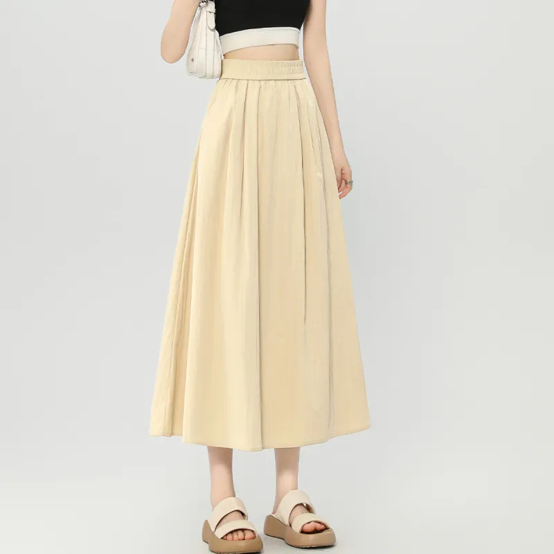 Jonah Anda Casual Long Skirts Women's-29