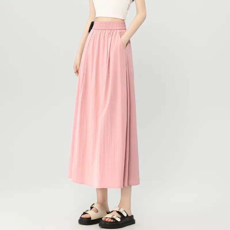 Jonah Anda Casual Long Skirts Women's-19