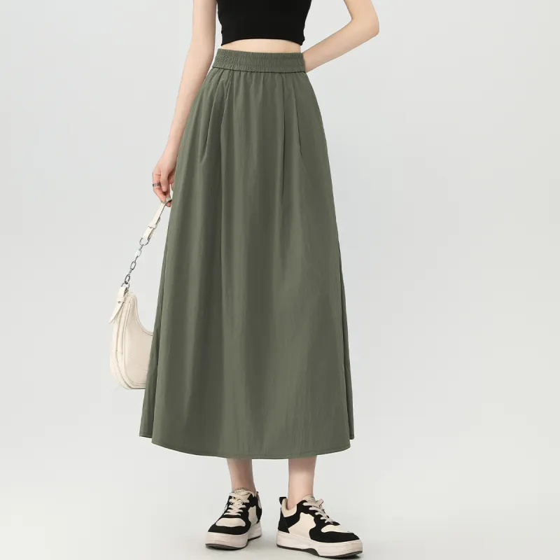 Jonah Anda Casual Long Skirts Women's-22