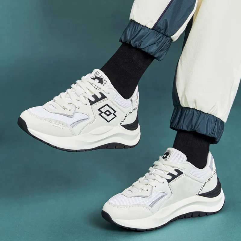 LOTTO Thundercloud Cushioning Anti Slip And Wear Resistant Low Top Sports Casual Shoes Women's Ecru-8
