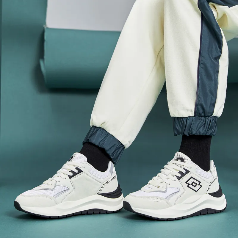 LOTTO Thundercloud Cushioning Anti Slip And Wear Resistant Low Top Sports Casual Shoes Women's Ecru-6