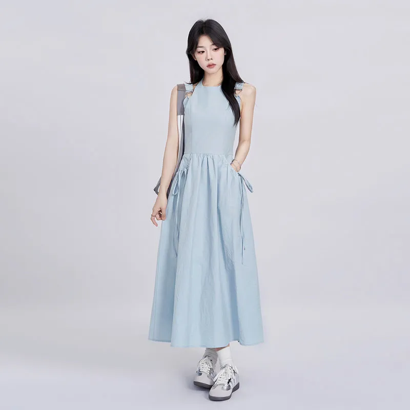 INCO VIBE Slip Dresses Women's Blue-2