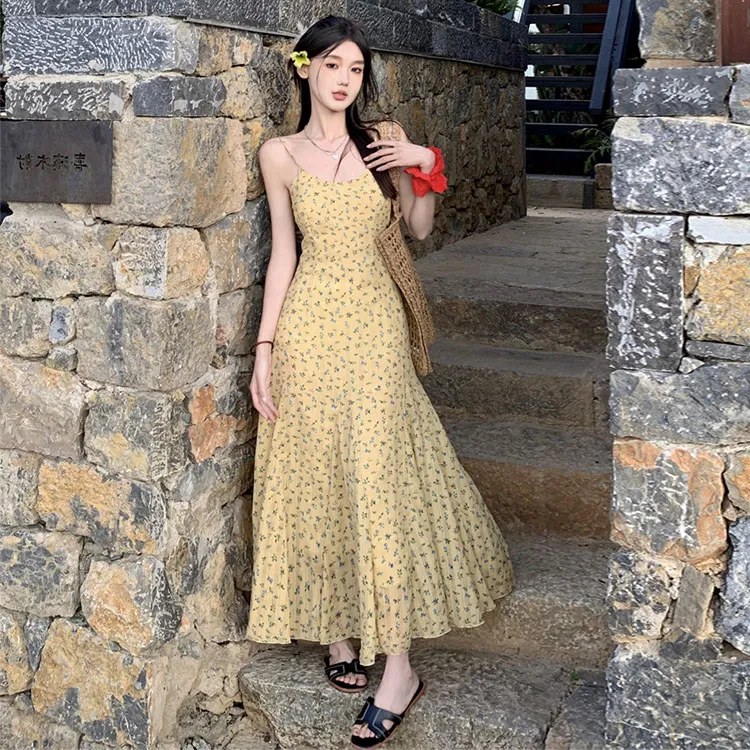 INCO VIBE Slip Dresses Women's Light Yellow-2