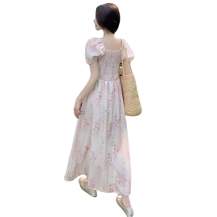 INCO VIBE Short Sleeved Dress Women's Pink Floral-1