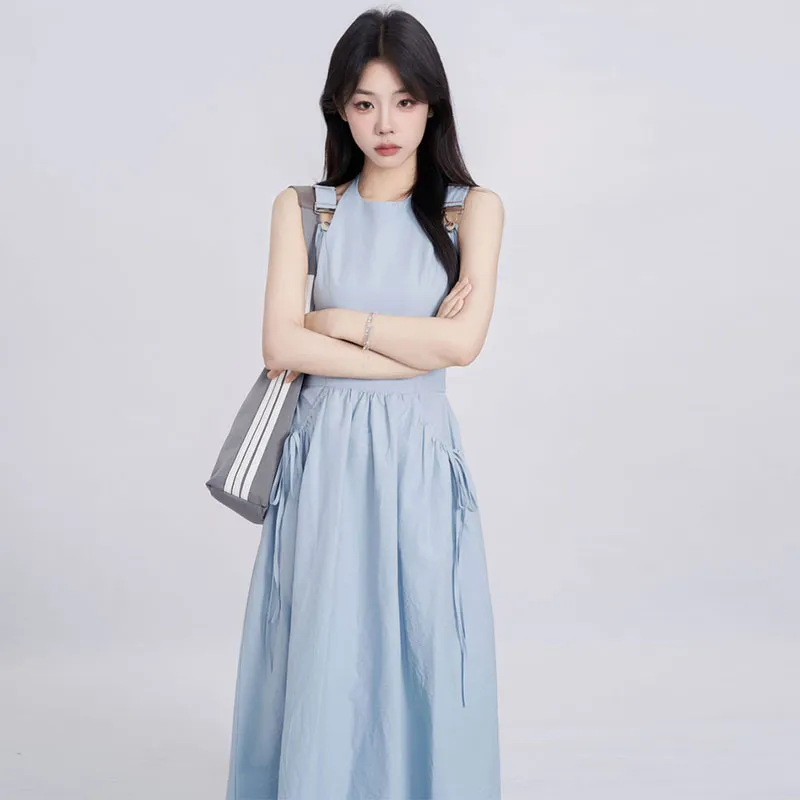 INCO VIBE Slip Dresses Women's Blue-4