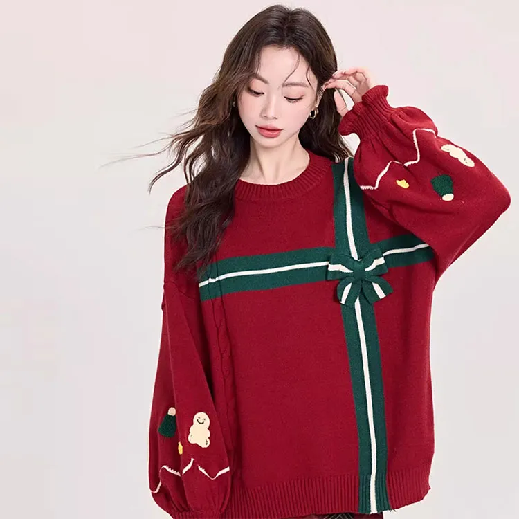 INCO VIBE Knitwear Women's Red-2