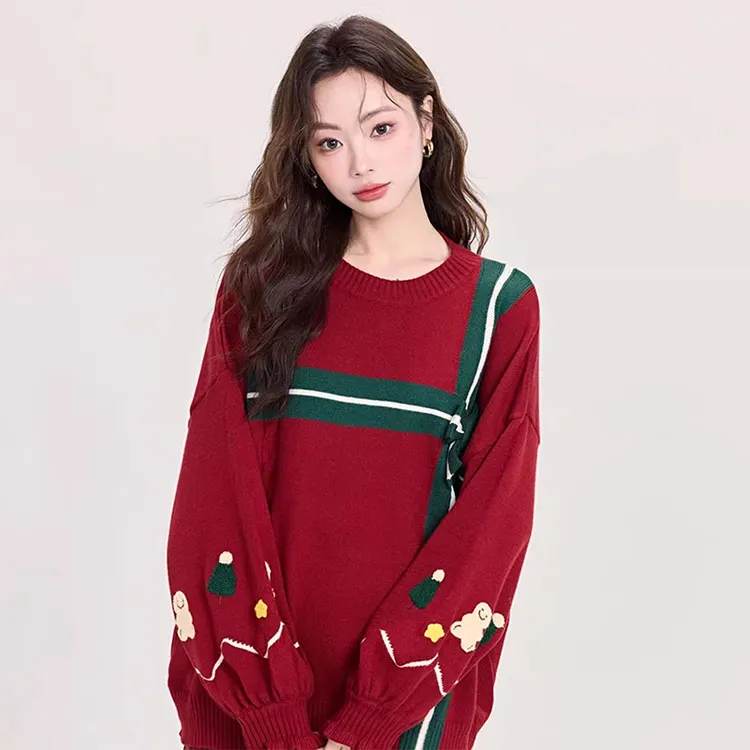 INCO VIBE Knitwear Women's Red-3