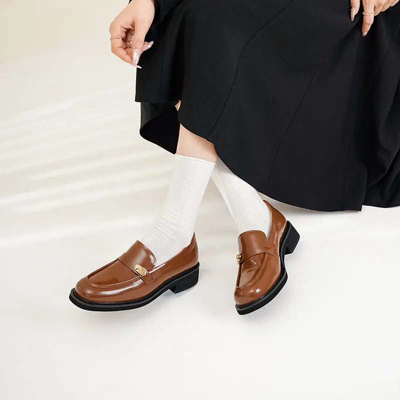 WUDASHU Loafers Women's Black-11
