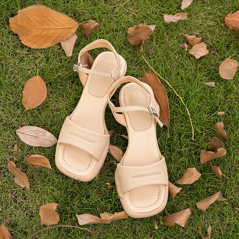 WUDASHU Strap Sandals 4cm Women's-11