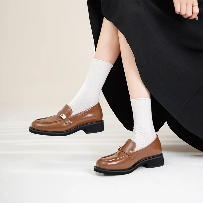 WUDASHU Loafers Women's Black-12