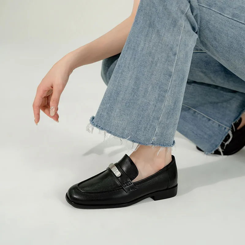 WUDASHU Loafers Women's Black-5