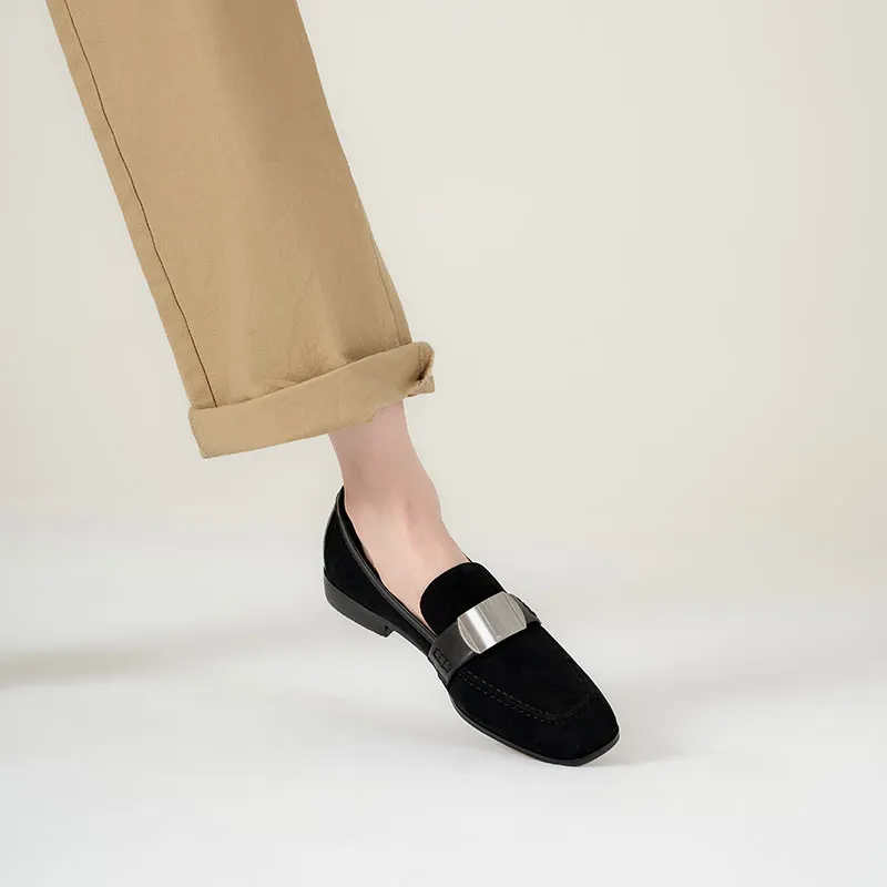 WUDASHU Loafers Women's Black-1