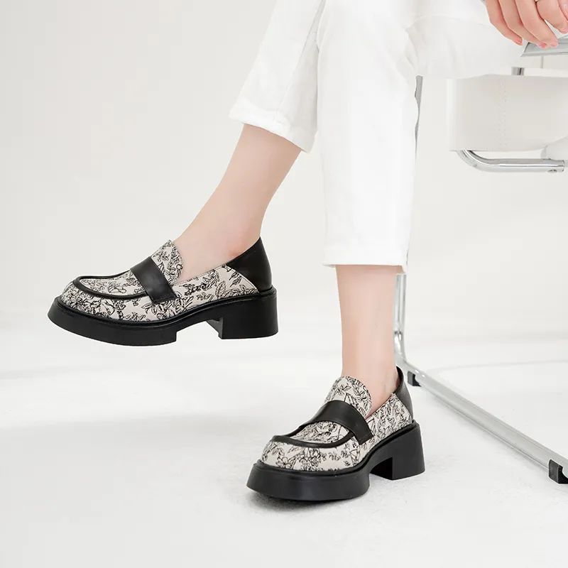WUDASHU Loafers Women's Black-9