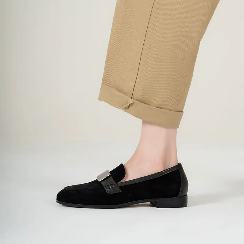 WUDASHU Loafers Women's Black-2