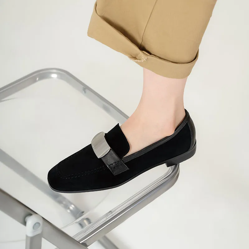 WUDASHU Loafers Women's Black-4