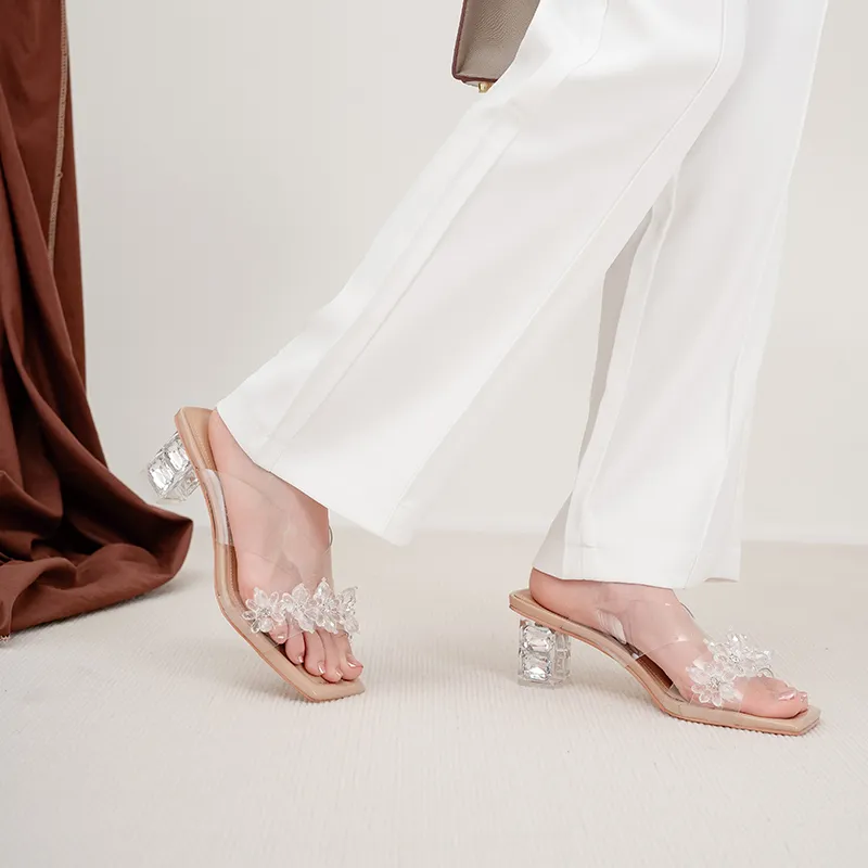 WUDASHU Slide Slippers Women's White-11