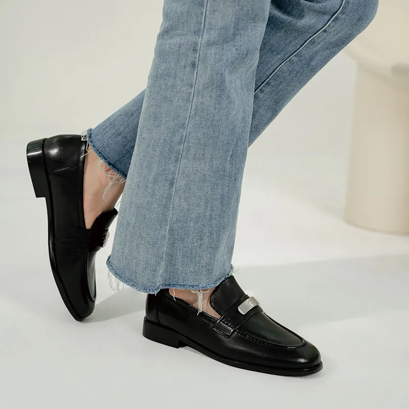 WUDASHU Loafers Women's Black-3