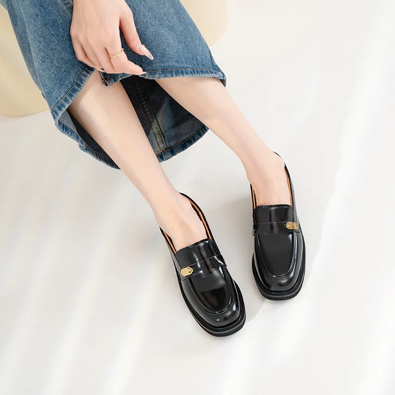 WUDASHU Loafers Women's Black-2