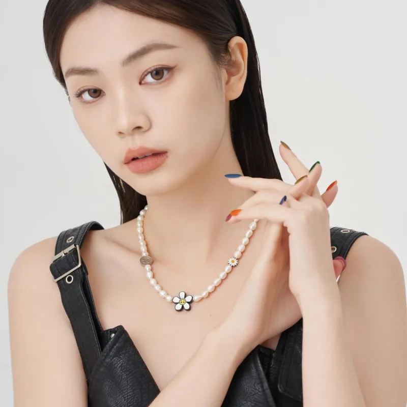 TWENTYONEAUGUST Freshwater Pearl Necklaces Unisex-1