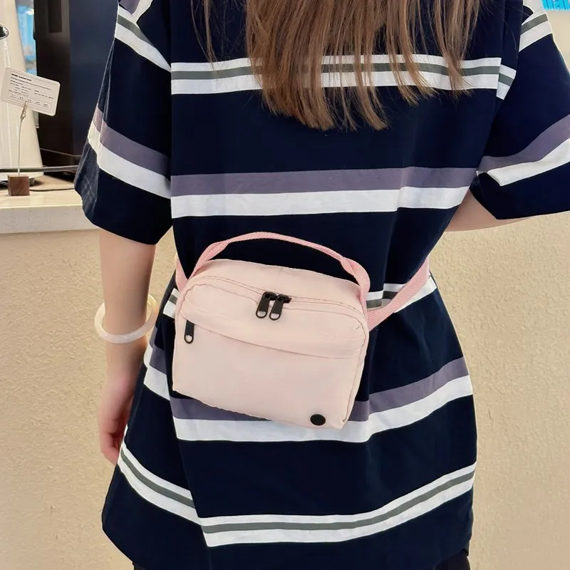 Ji Reminiscence Nylon Crossbody Handbag Regular Women's Blue/Black/Khaki/Neon Green/Pink/Orange-17