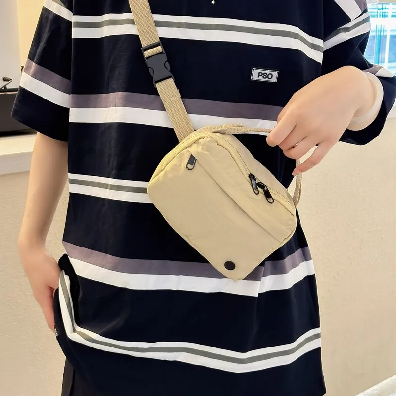 Ji Reminiscence Nylon Crossbody Handbag Regular Women's Blue/Black/Khaki/Neon Green/Pink/Orange-10