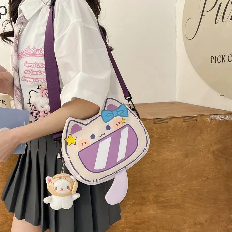 Ji Reminiscence Nylon Fabric Crossbody Bag-4