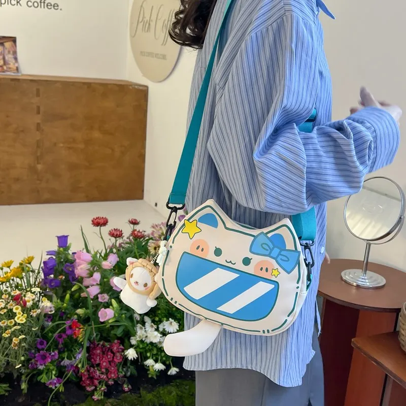 Ji Reminiscence Nylon Fabric Crossbody Bag-8