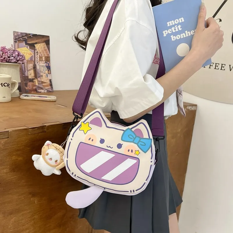 Ji Reminiscence Nylon Fabric Crossbody Bag-3