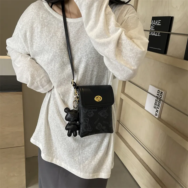 Ji Reminiscence PU Shoulder Bag, Crossbody Bag Mini Women's White/Black/Pink/Brown-10