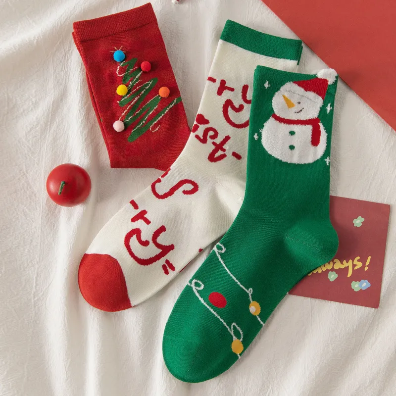 Caramella Mid Calf Socks Women's 3 Pack-22
