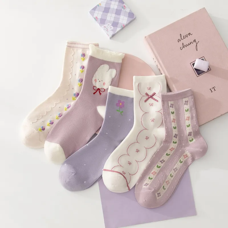 Caramella Women's Mid Calf Socks-41