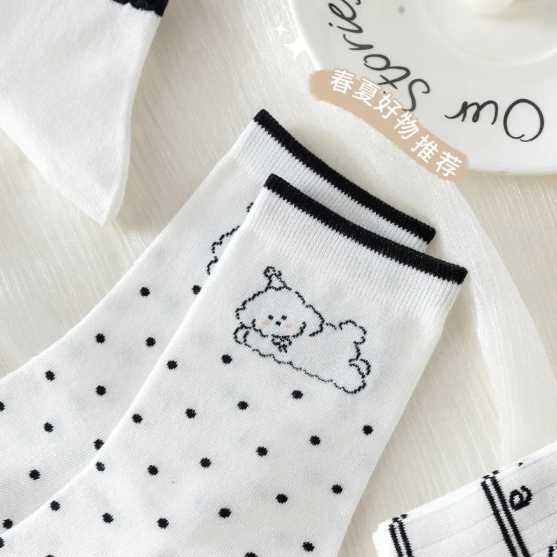 Caramella Mid-Calf Socks Women's 5 Pack-17
