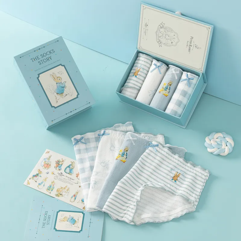 Caramella x BIDETU,LIANMINGKUAN Underpants Women's 4 Pack-4
