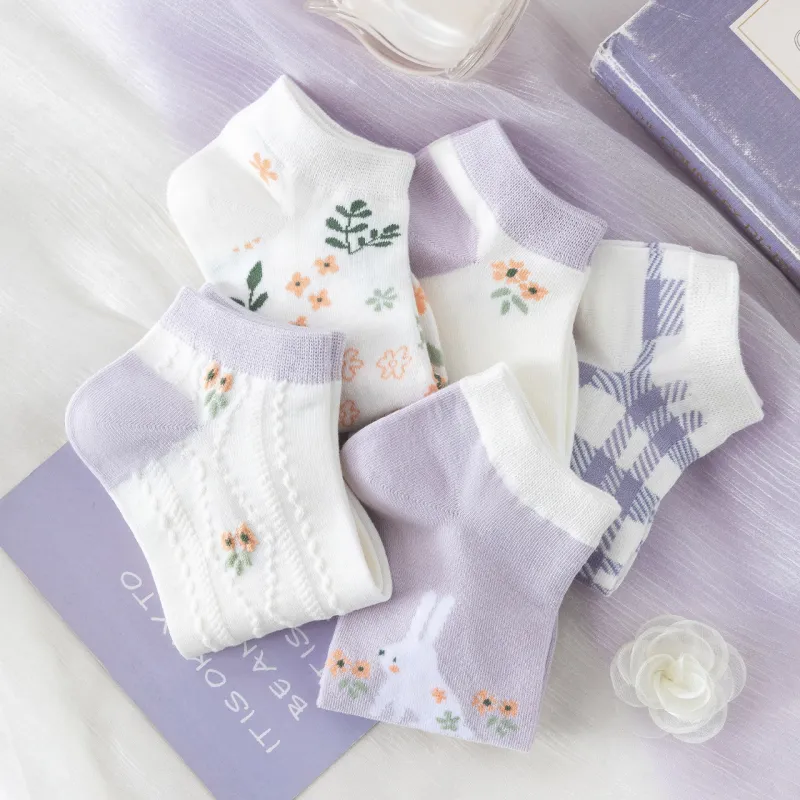 Caramella Ankle Socks Women's 5 Pack-16