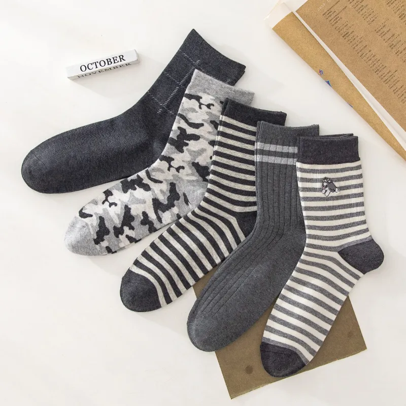 Caramella Mid Calf Socks Men's 5 Pack-3