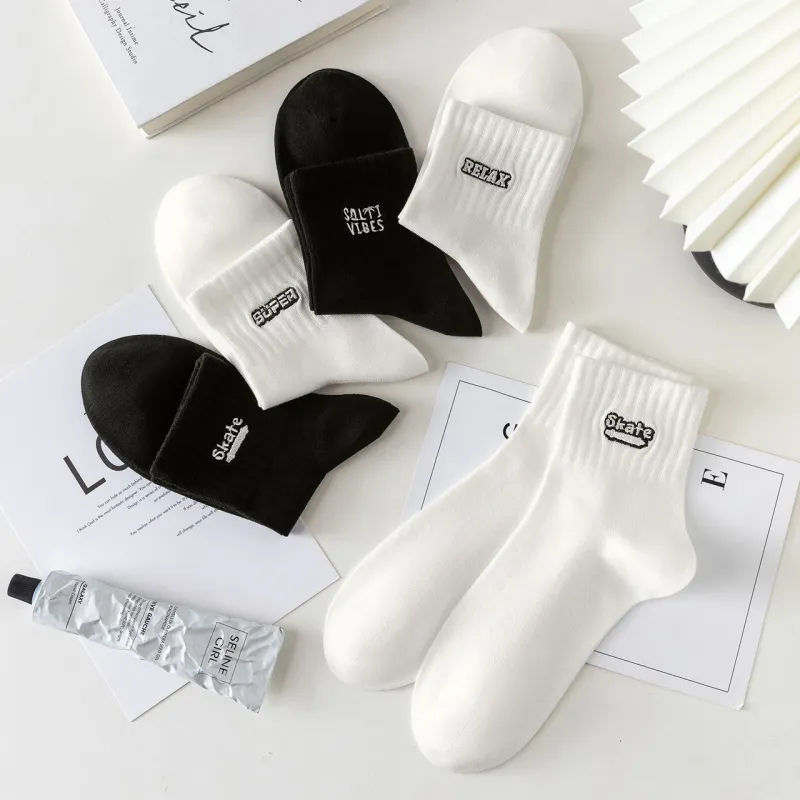 Caramella Mid Calf Socks Unisex 5 Pack-7