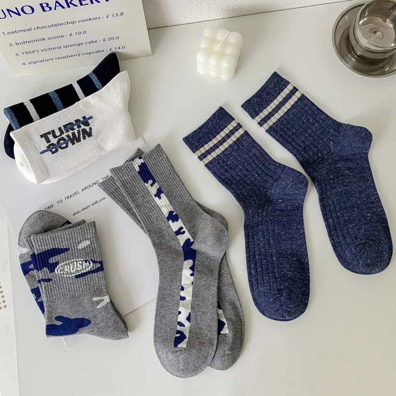 Caramella Mid Calf Socks Men's 5 Pack-25
