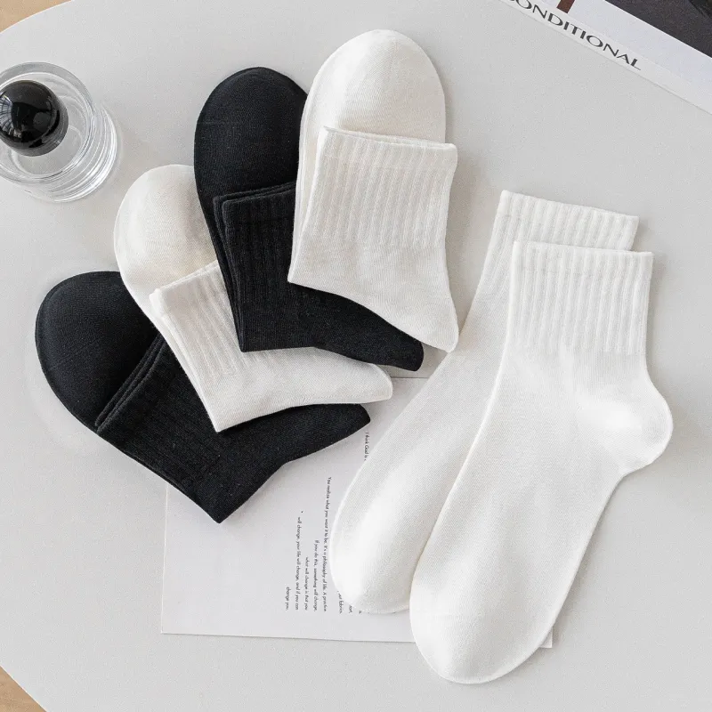 Caramella Mid Calf Socks Unisex Shopping Bag 5 Pack-4