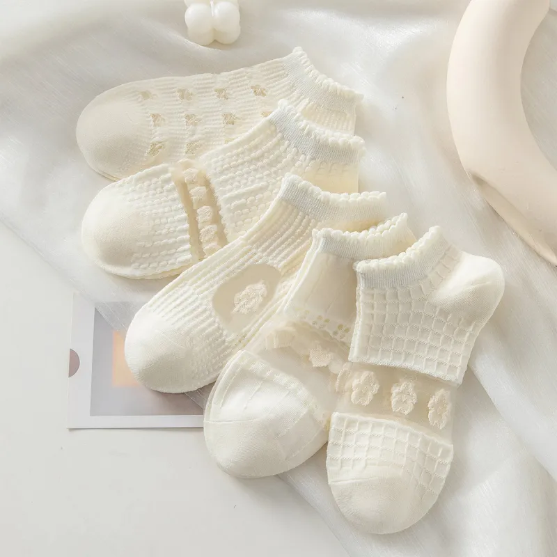Caramella No Show Socks Women's 5 Pack-4