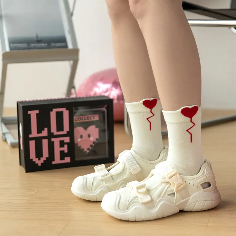 Caramella Mid-Calf Socks Unisex 4 Pack-1